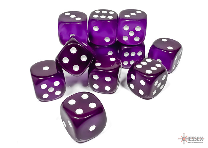 Chessex 16mm d6 Dice Block (12 Dice)