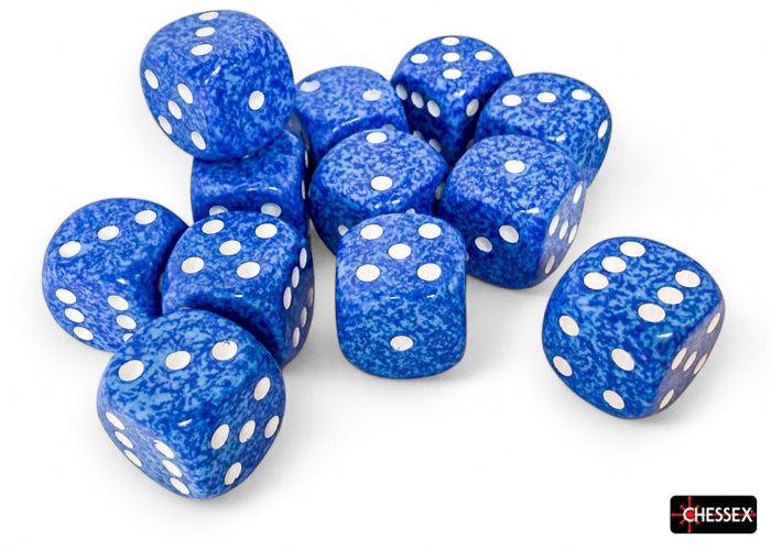 Chessex 16mm d6 Dice Block (12 Dice)