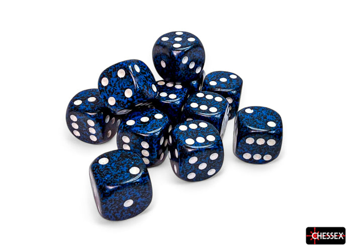 Chessex 16mm d6 Dice Block (12 Dice)