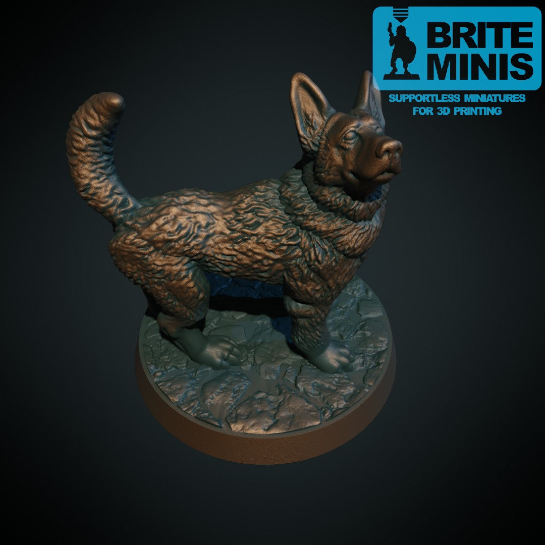 German Shepard & Shepard Companion Mini ( 28MM - Brite Minis )