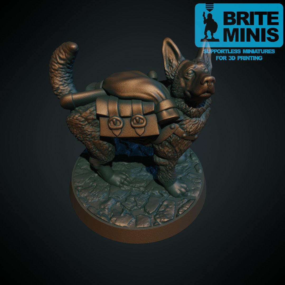 German Shepard & Shepard Companion Mini ( 28MM - Brite Minis )